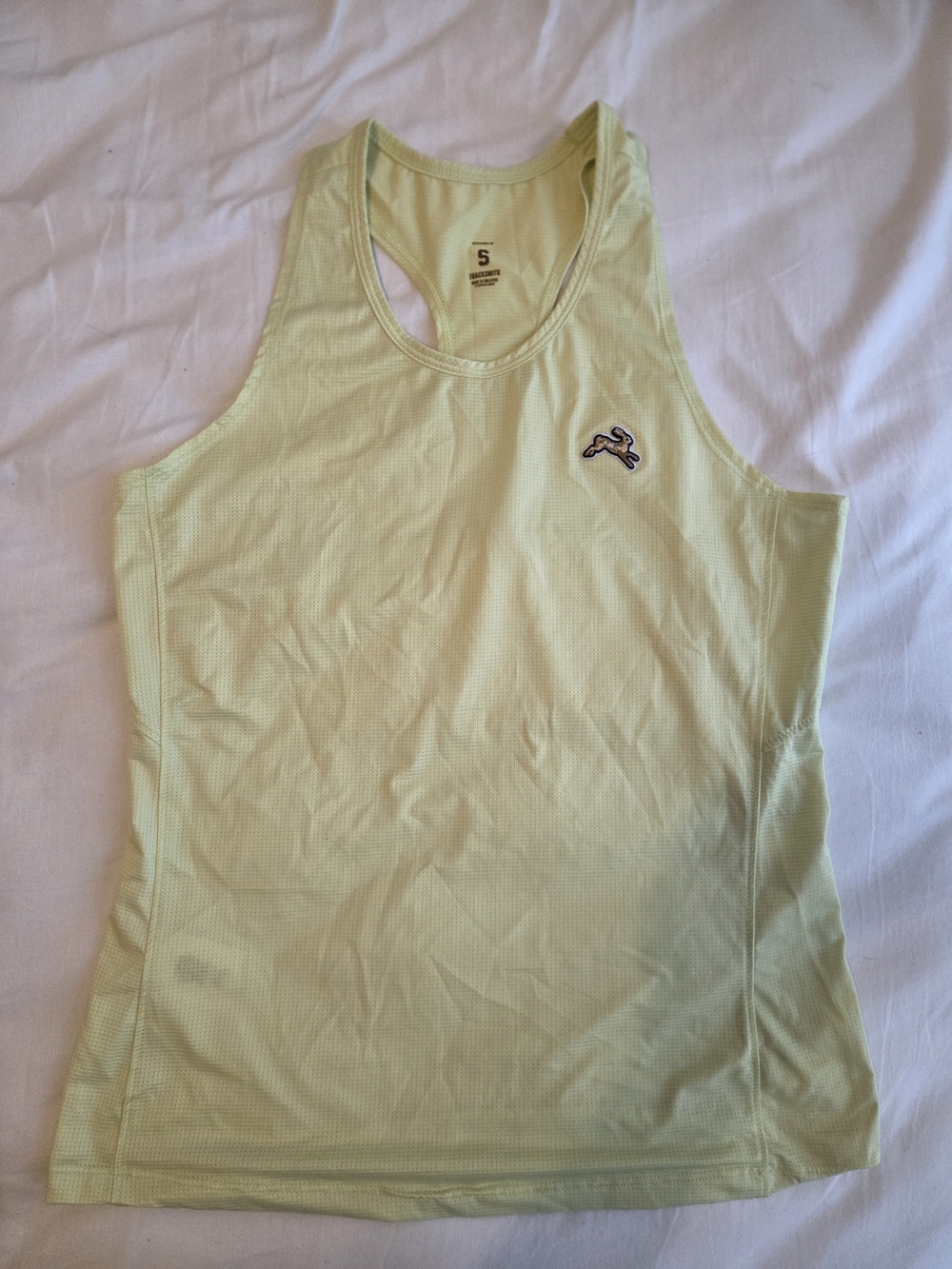 Tracksmith - Women's Light Yellow Racerback Tank